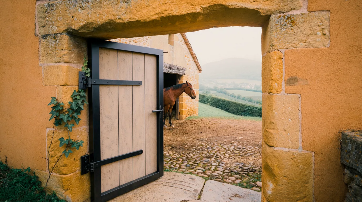 Entrée, Poney Club La Couleur des Saisons, centre équestre à Montélimar